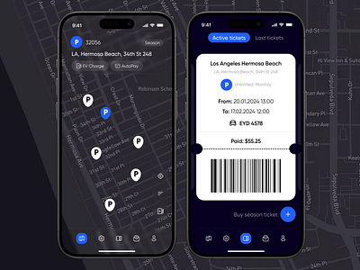 Parking Booking Mobile iOS App app branding design graphic design illustration logo typography ui ux vector