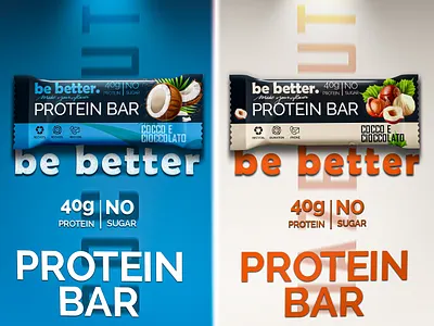Be Better Crafting a Bold and Healthy Brand Experience. cereal bar packaging chocolate bar chocolate package design graphic designer label label design packaging design protein bar snack snack bar packaging snack packaging design