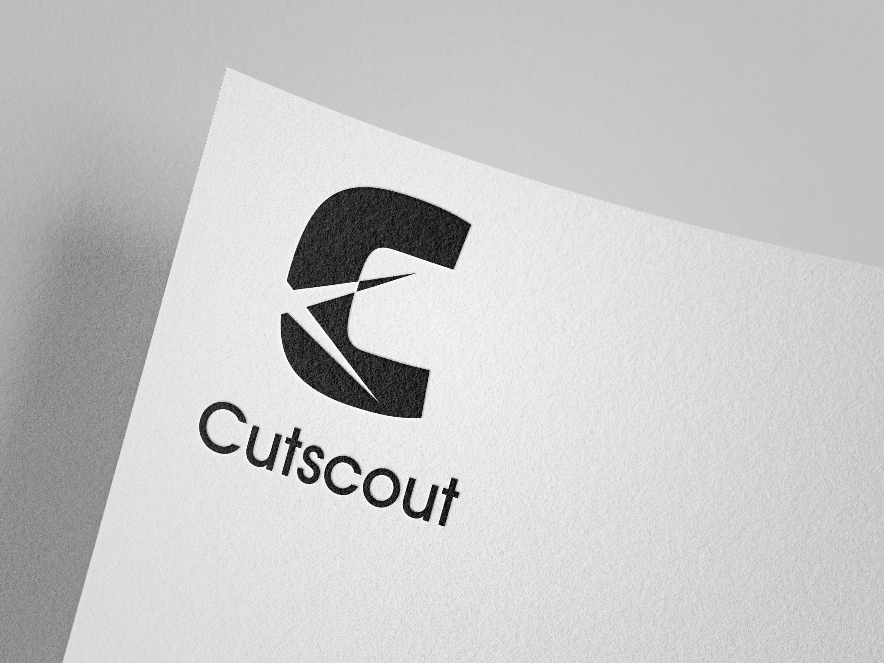 Cutscout - Logo Design logo logo design