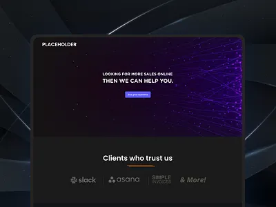 Landing Page agenciflow agenciflow india private limited clients dashboard help center landing page marketing sections ui web design