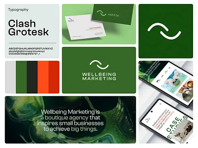 Wellbeing agency branding creative design studio ui