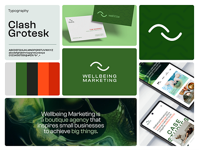 Wellbeing agency branding creative design studio ui