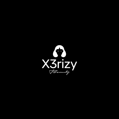 X3rizy Beauty brand identity branding graphic design logo mockups