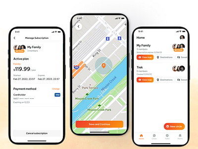 Location- Tracking App Design app app concept app design design ioappdesign livelocation locationapp navigationapp realtimetracking smartlocationapp stayconnected trackingapp ui ux