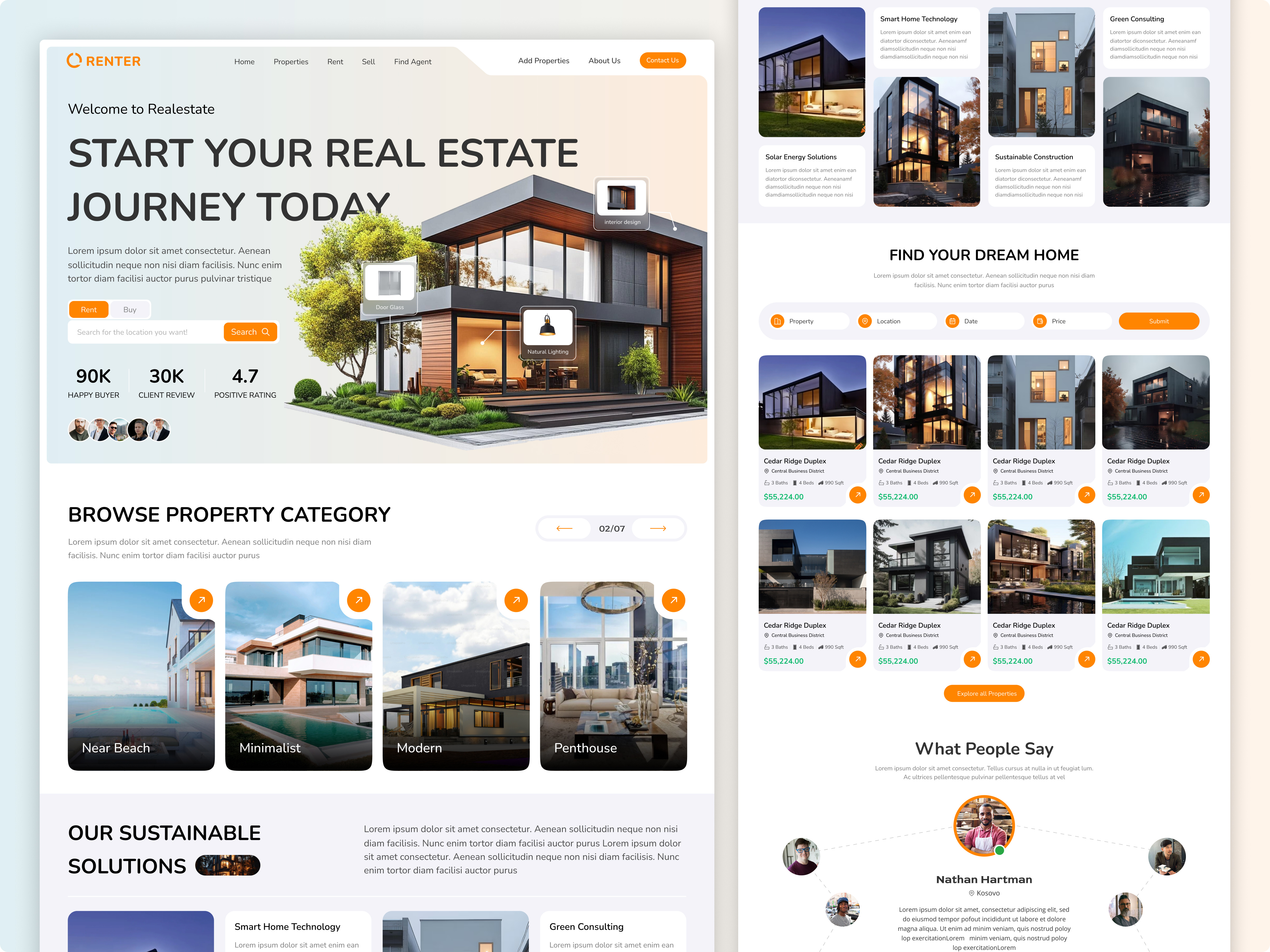 Example of Website UI/UX Design