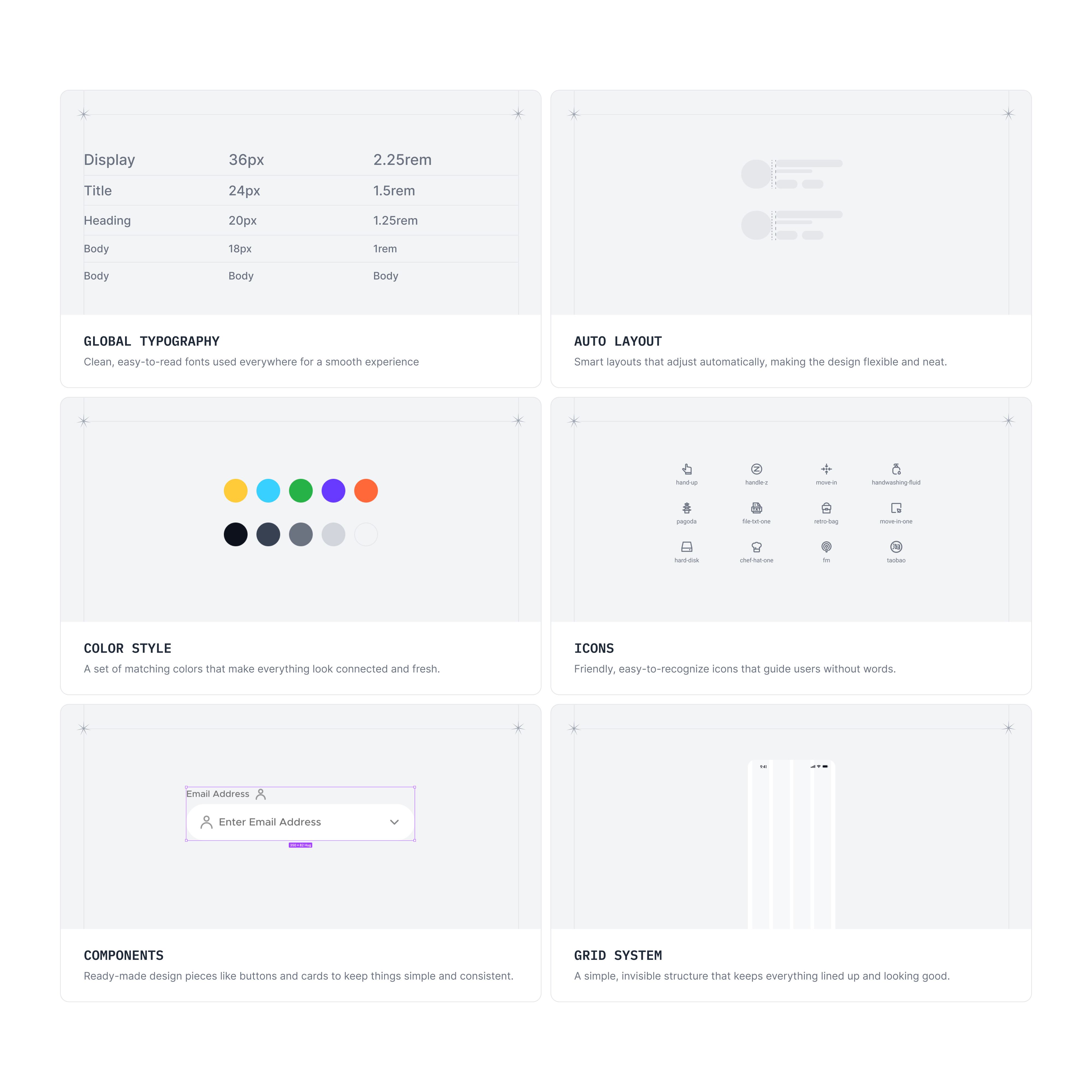 🎨 UI Style Guide System — Clean, Consistent & Scalable autolayout colorpalette designinspiration designsystem dribbbleshowcase figmadesign gridsystem mobiledesign productdesign styleguide typography uicomponents uidesign uxuidesign webdesign