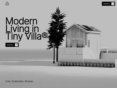 Tiny Villa I No-Code 3D Website 3d 3d website 3d websites animation branding design illustration real estate ui webgl websites