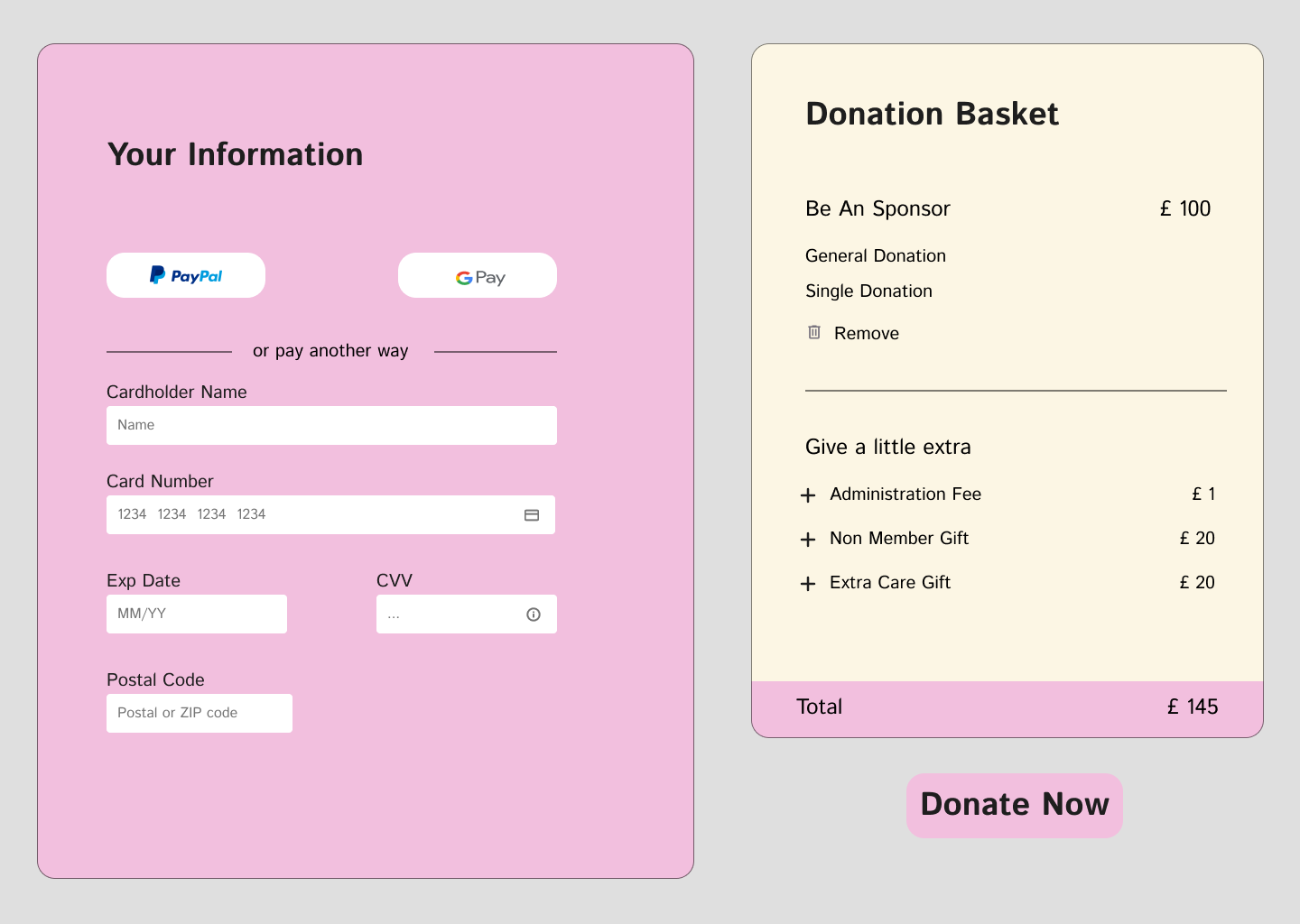 Example of Starter Landing Page