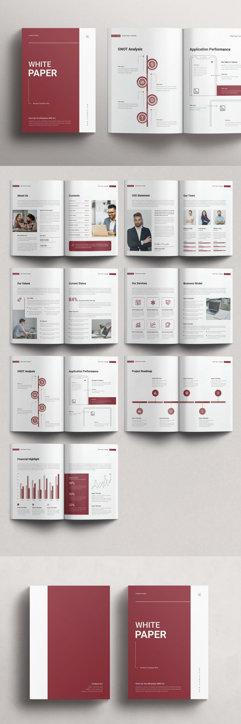 White Paper Template yearly