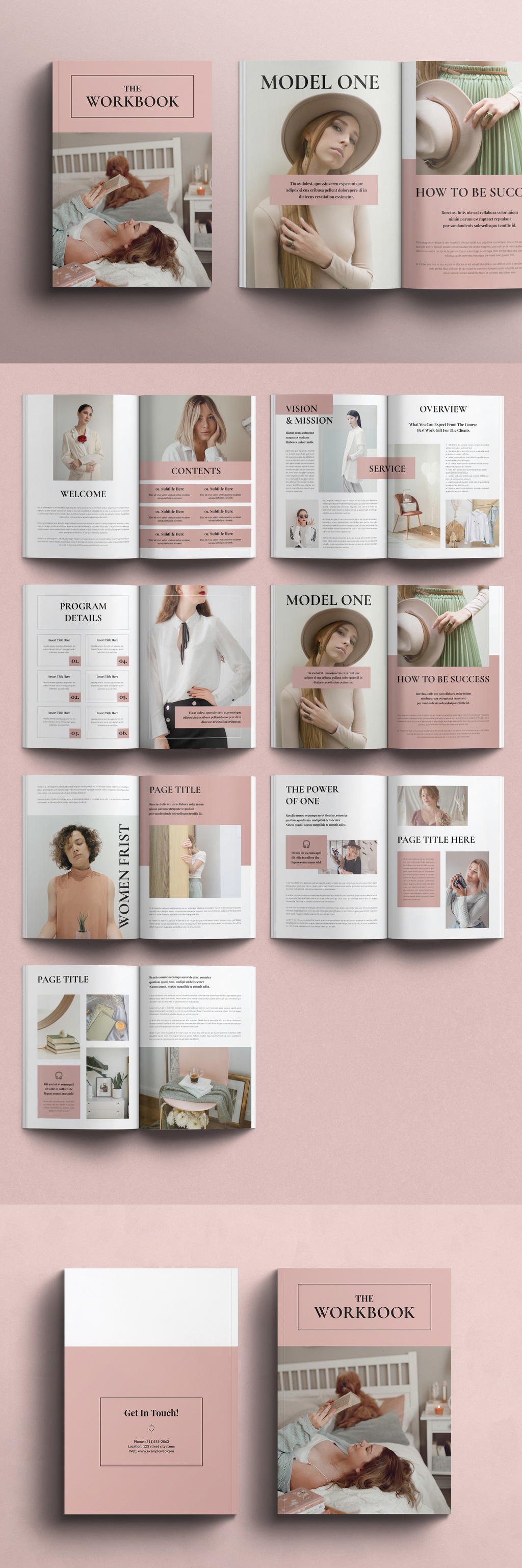 The Work-Book Template workplace