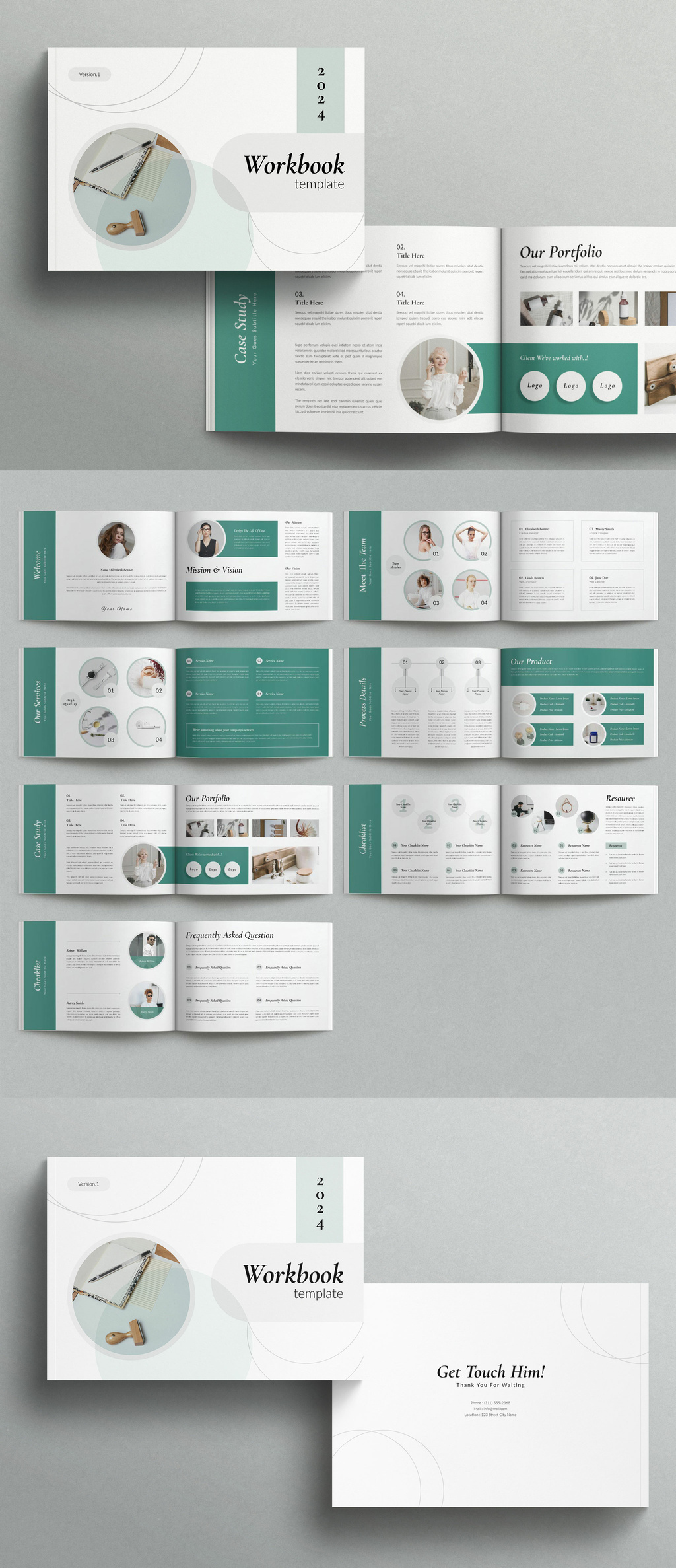 Course Work Book Template workplace