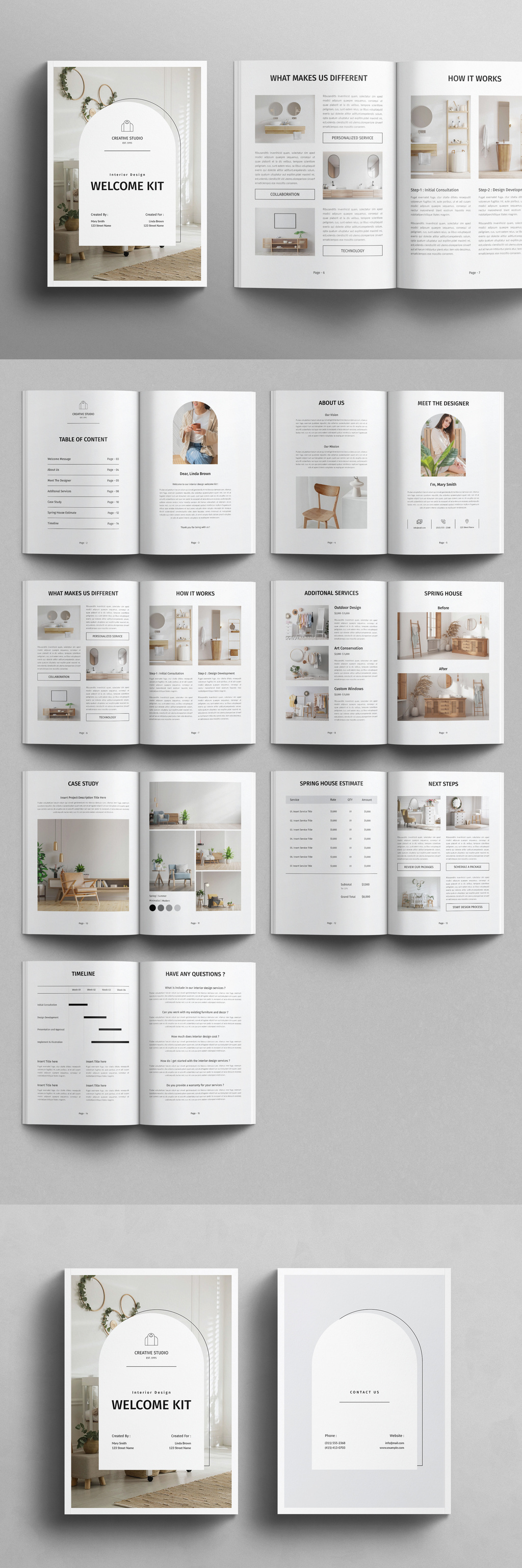 Welcome Kit Template portfolio