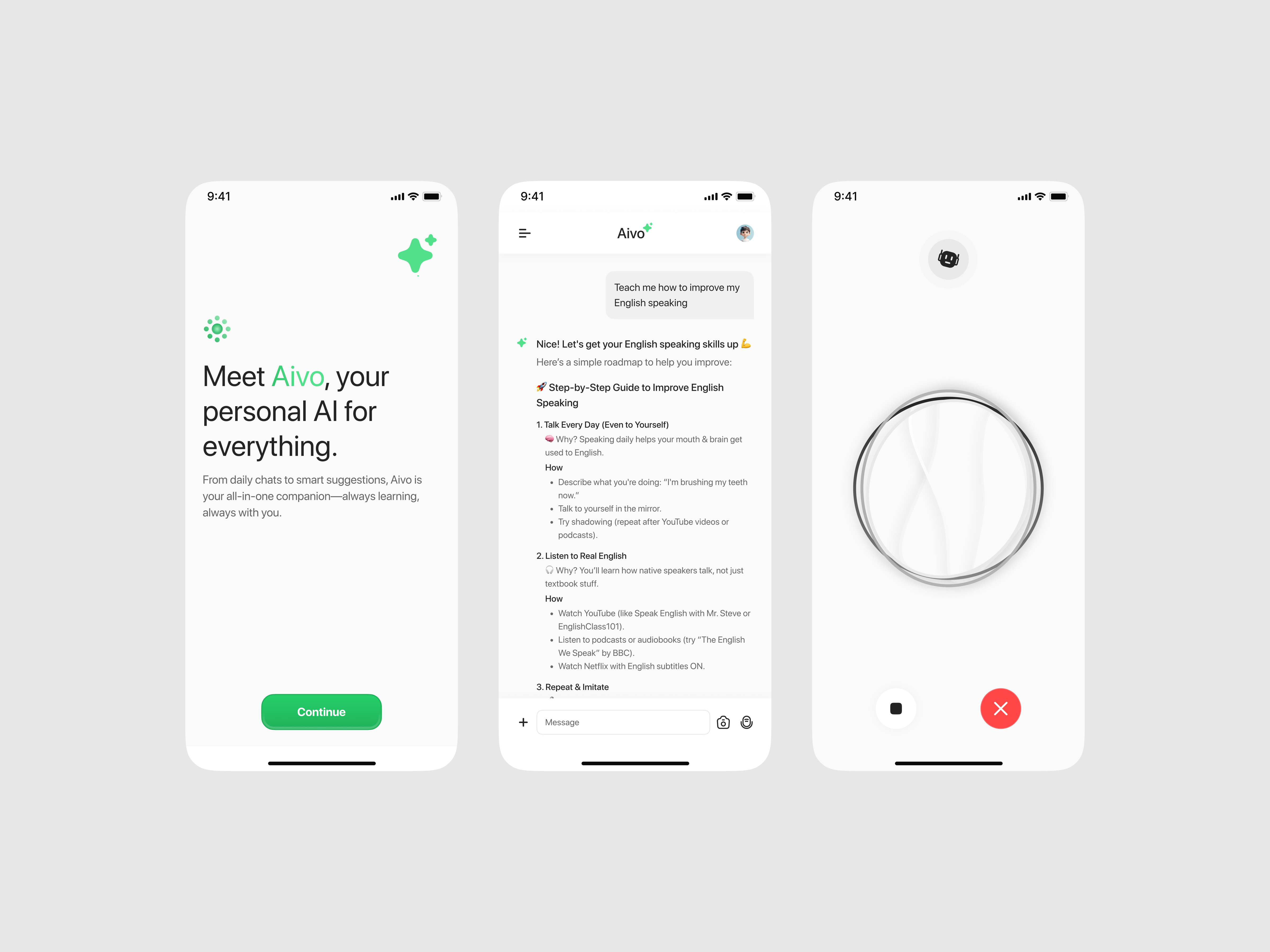 Example of Ai Mobile App Design