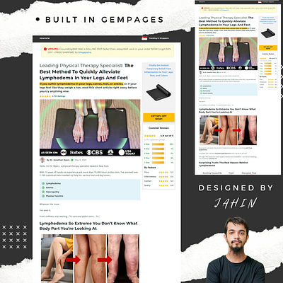 Gempages Shopify Advertorial Page gempages template shopify advertorial shopify advertorial page