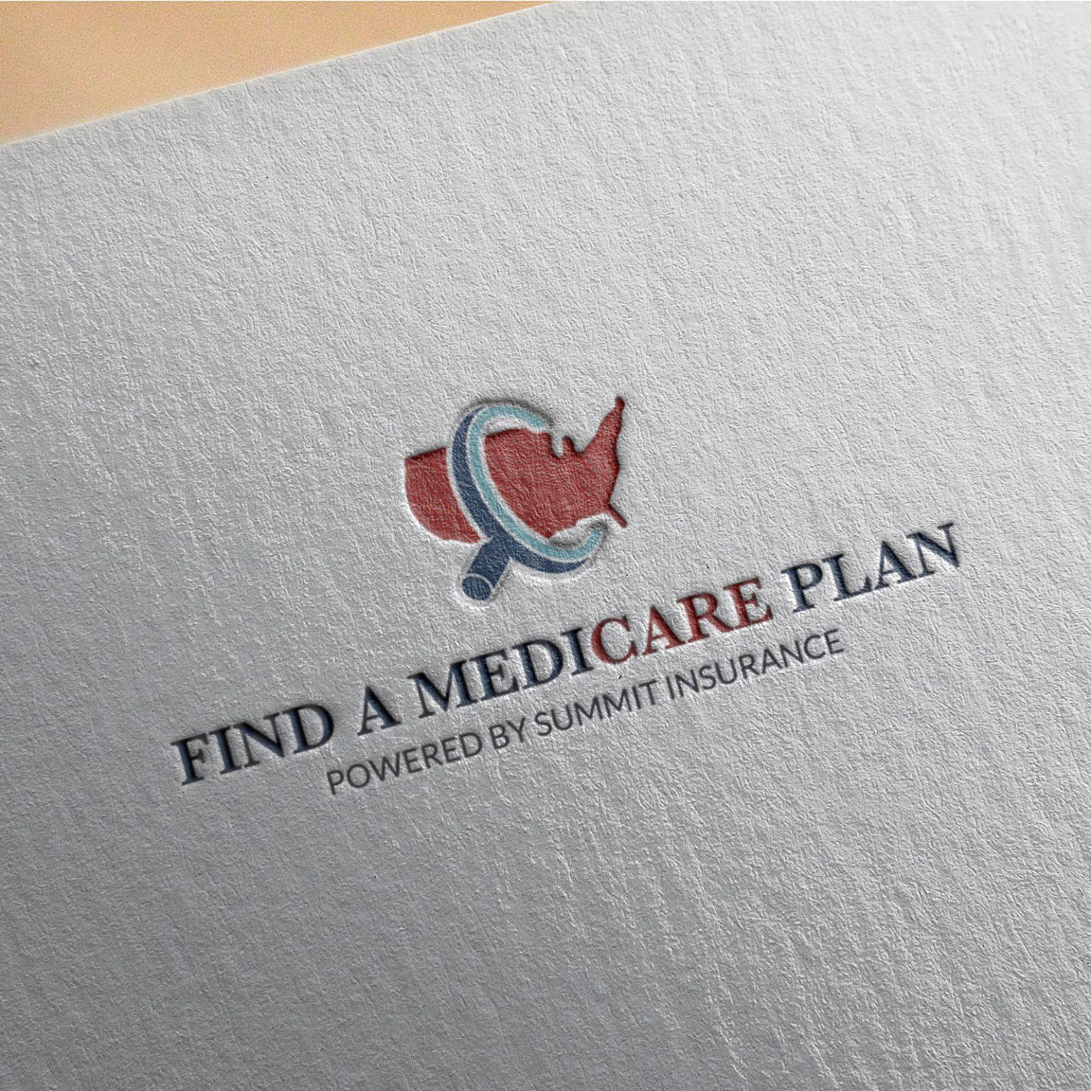Example of Findamedicareplan.com Logo & Landing Page Design