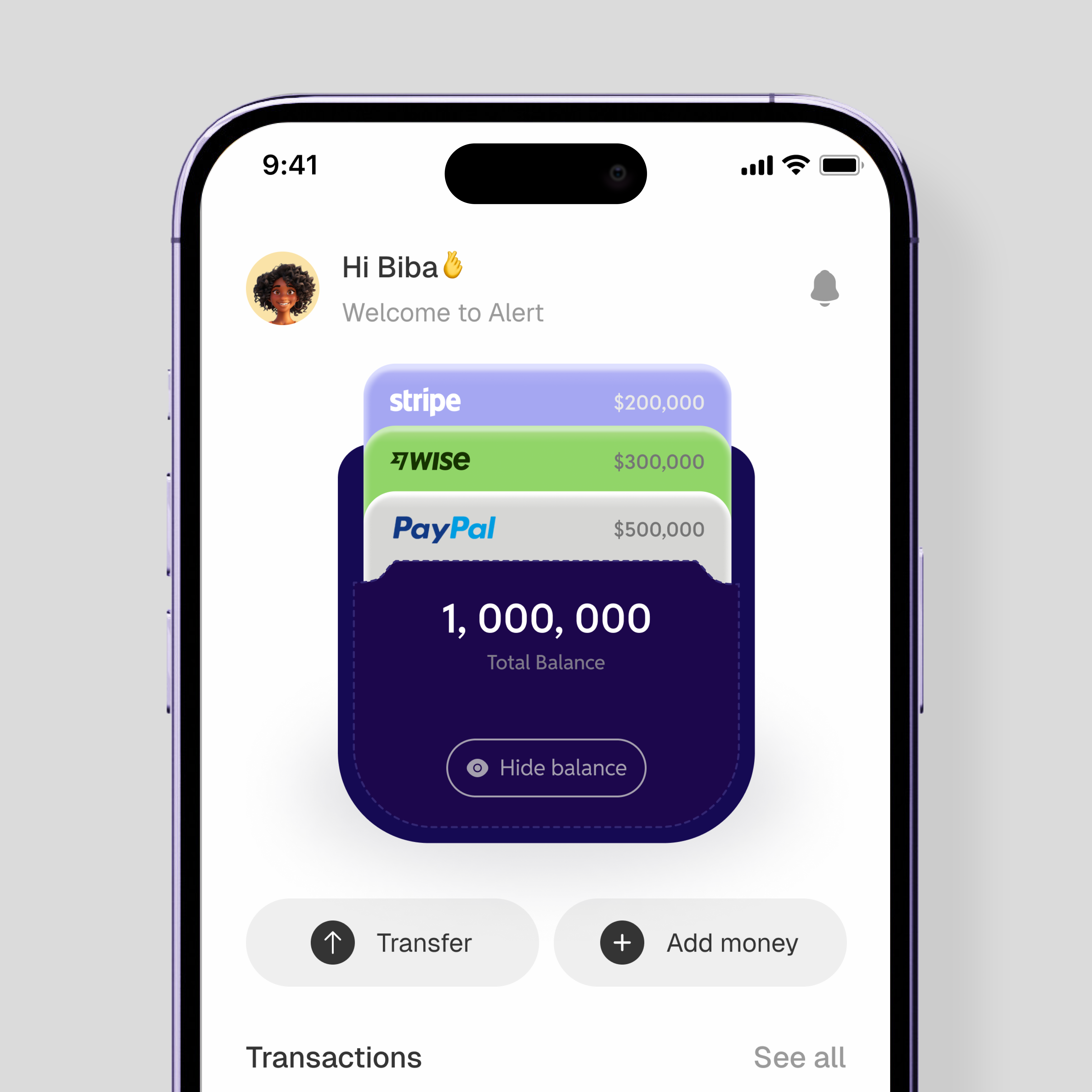 Fintech Mobile App design graphic design landing page mobile app ui ux vector
