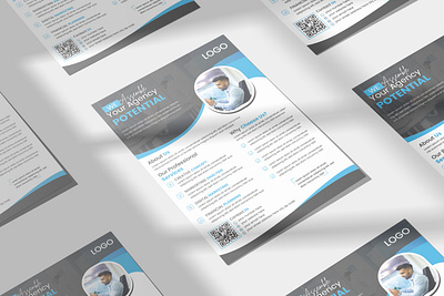 Corporate flyer design de flyer design graphic design logo