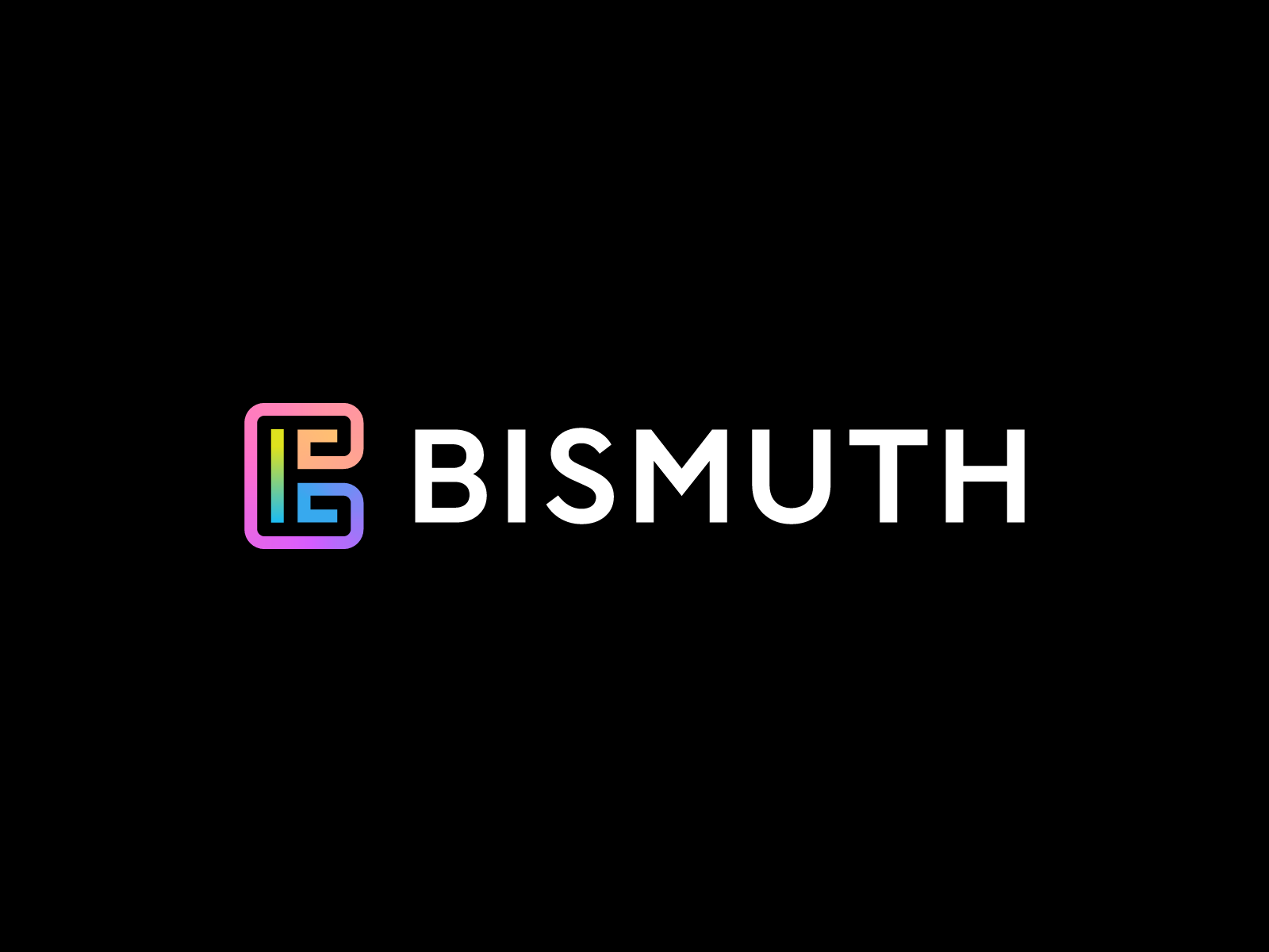 Bismuth abstract b b letter bismuth branding gem gemstone geometric identity lettermark logo logo design mark modern symbol