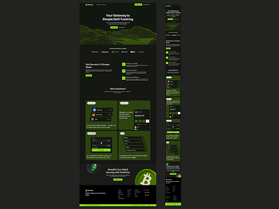 FolioFlow – DeFi Dashboard Landing Page