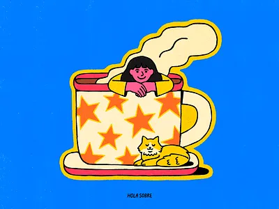 ¿Quieres un café? café coffee editorial editorialillustration millennials