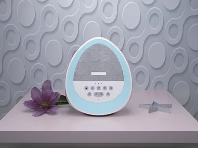 Dream Baby White Noise Machine With 3D Product Visualization custom 3d product design
