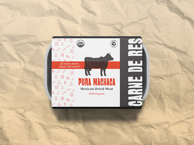 Machaca de Res Packaging branding graphic design logo packaging