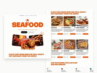 Seafood Restaurant Website Case Study branding design graphic design illustration logo logo design product design productdesign typography ui ux vector web design webflow