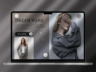 🖤 Modern Fashion Website UI – Minimal. Chic. Bold.