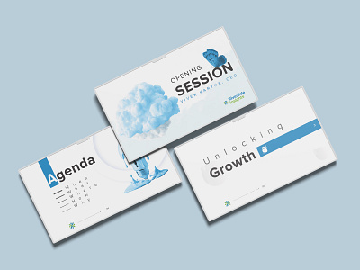 Presentation Design for Riverside Insights creative design graphic design minimal design presentation design