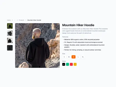 E-Commerce Section 🏔️ design ecommerce landing landing page minimal saas ui web design