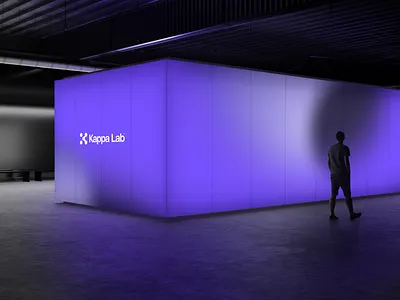 Kappa Lab - Digital Exhibition Display branding concept design digital display graphic design identity logo visual identity