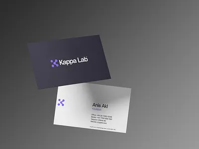 Kappa Lab - Business Card branding business card concept design graphic design identity logo visual identity