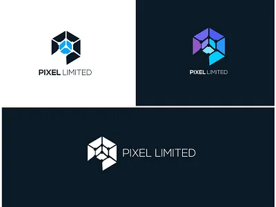 PIXEL LIMITED LOGO 3d logo branding design graphic design green health icon illustration logo ui