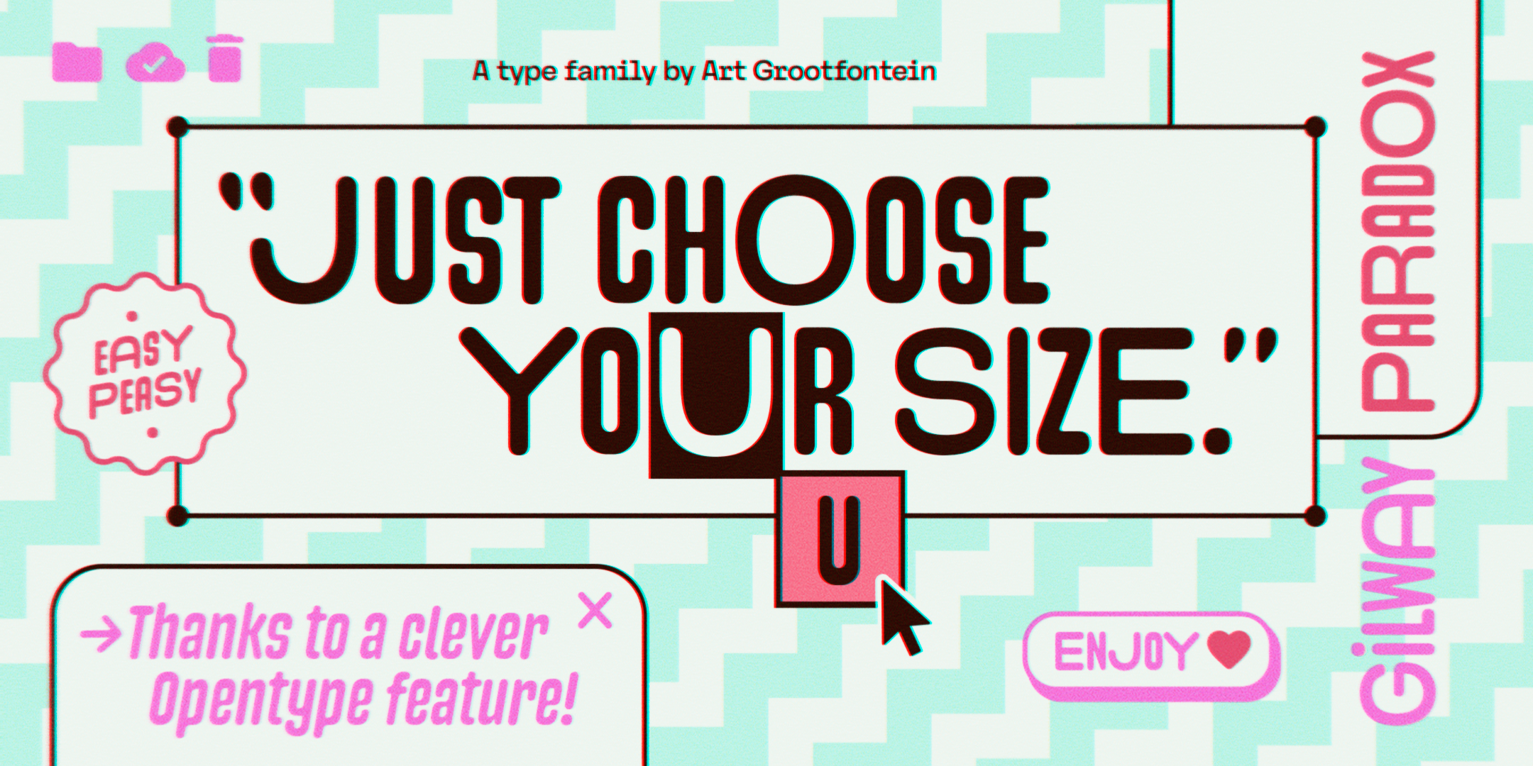 Gilway Paradox Font Family 2d branding design font fonts graphic design logo packaging typography
