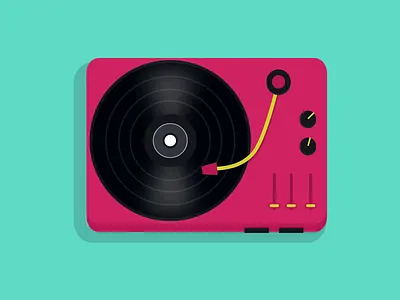 SpinCycle – Retro Turntable Animation animation record player retro turntable