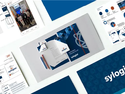 2021-2024 - Brand Work for Sylogist adobe creative cloud adobe illustrator brand identity branded collateral branding corporate brand giveaways graphic design logo logo design rebranding web design wix wordpress