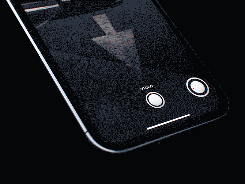 Camera buttons reaction for OS animation buttons camera click motion os reaction touch