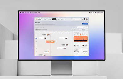 SaaS - HR Management graphic design saas app ui ux