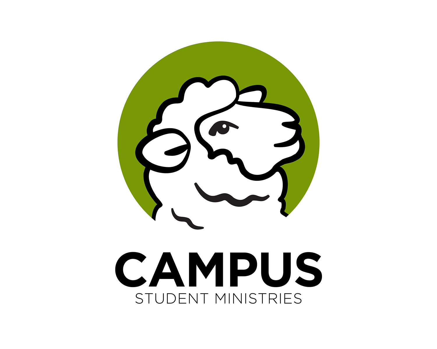 Church Sheep Logo christian church design graphic design graphics illustration illustrator jesus sheep typography vector