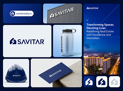 Savitar Realty Brand Identity behance branddesign branding designportfolio logo realestatebranding visualidentity