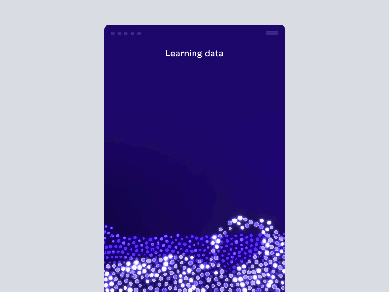 Generative data visualization motion animation app branding data generative growing illustration ios visualization