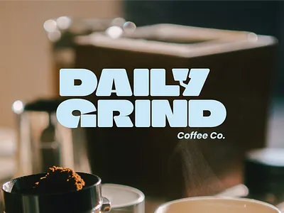 Daily Grind Coffee Co. brand guideline brand identity branding graphic design logo logo design packaging typography