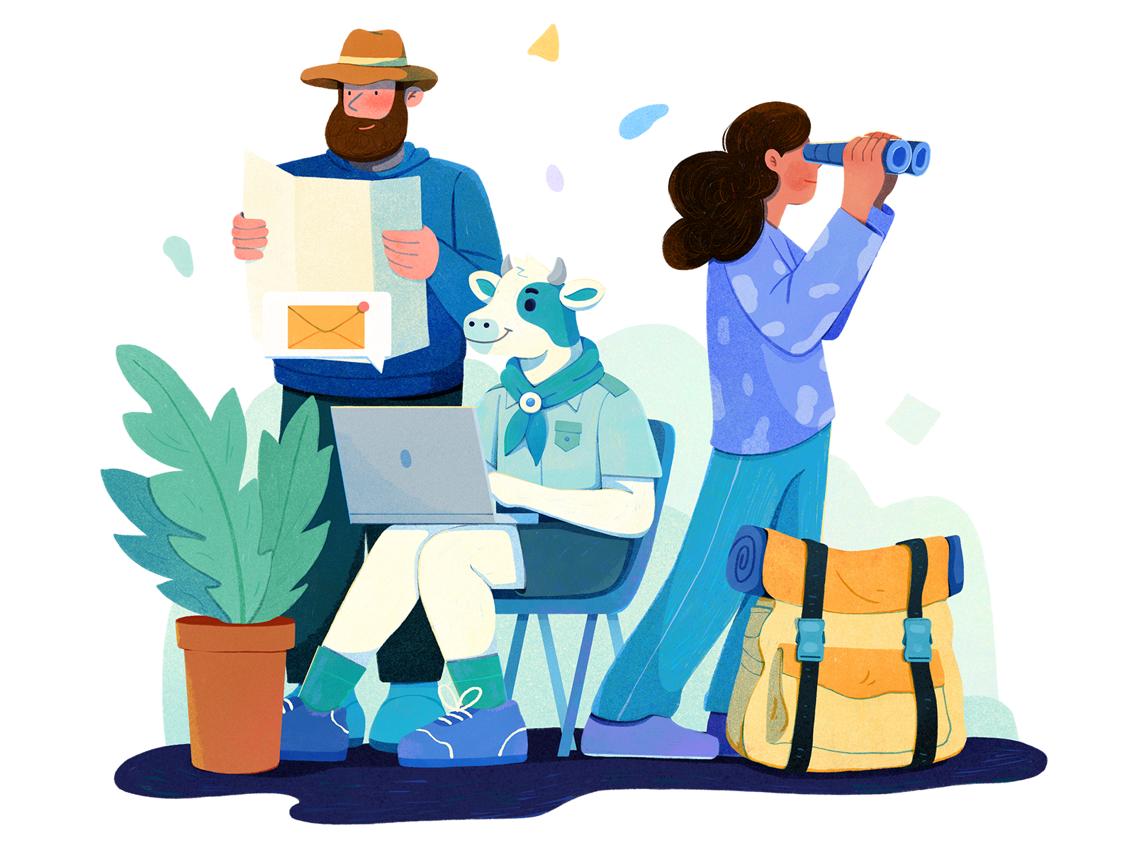 Example of Website Illustration