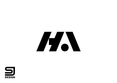 HA Monogram brand identity branding ha letter logo ha logo ha logo 2025 ha text logo identity illustration lettermark logo logo design logo designer minimal logo minimalist logo monogram logo