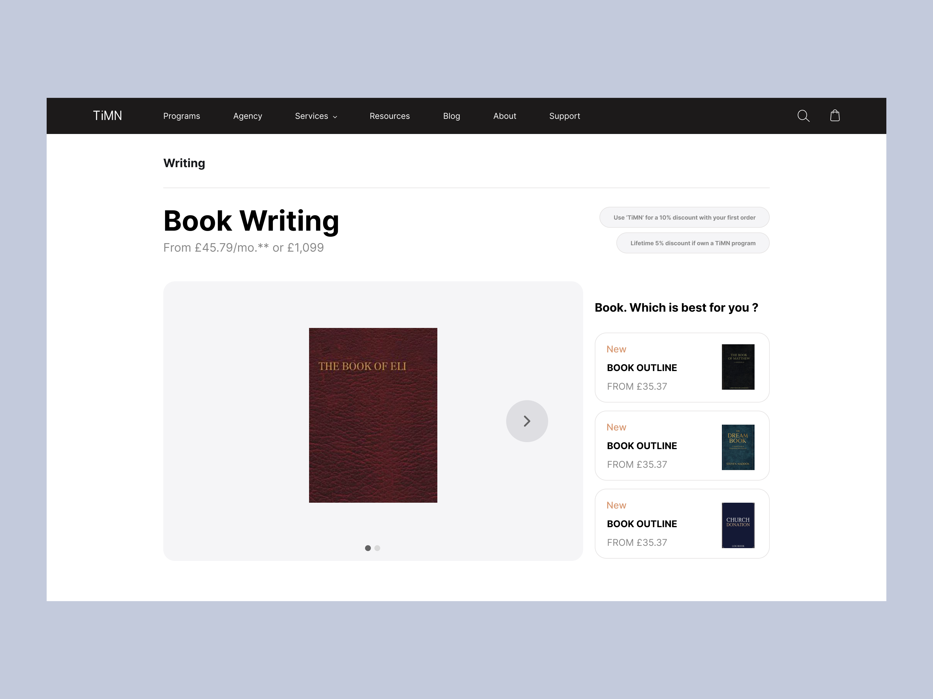 Example of E   Commerce Store