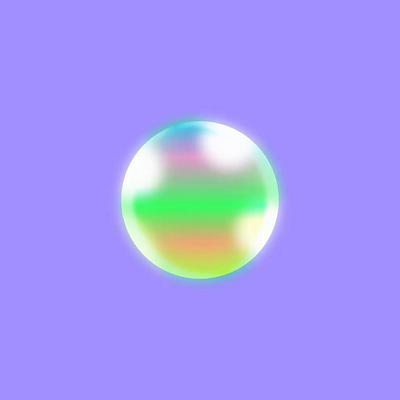 Colorful AI spher ai animation clean interactive ui ux