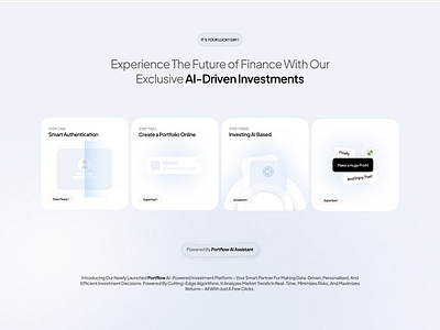 Portflow AI ai clean landingpages minimalist ui