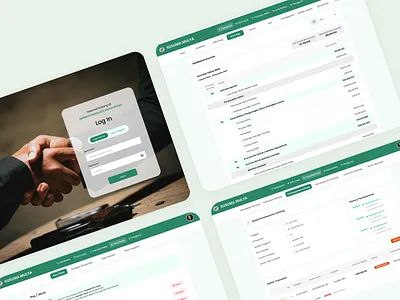 Admin Application for Savings and Loan Cooperative Management design mockup ui ux web design