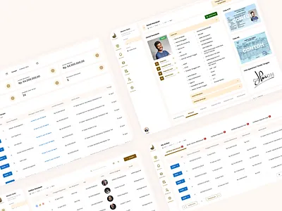 Admin Application for Deposit and Withdrawal Management app design mockup ui ux web design