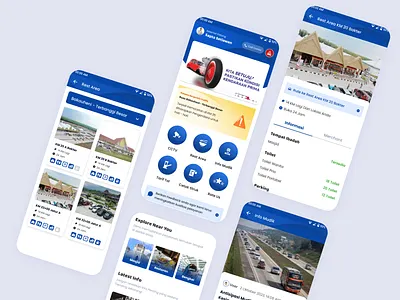 Mobile Application for Toll Information app design mobile mockup ui ux web design
